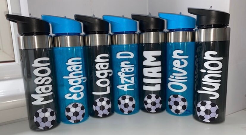 Personalised Football Sports Water Bottle