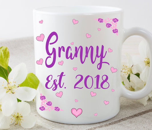 Happy Mother’s Day Granny mum mummy personalised cup mug birthday gift present novelty Christmas for her pregnancy announcement
