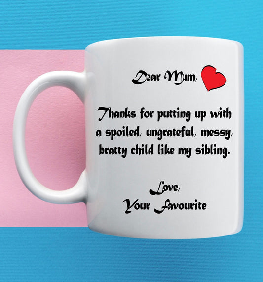 Happy Mother’s Day mum mummy rude funny cup mug birthday gift present novelty Christmas for her