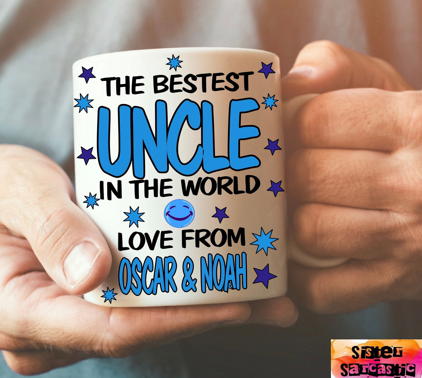 Personalised Best Dad Daddy Uncle Grandad Papa cup Mug Christmas gift present Birthday Father’s Day
