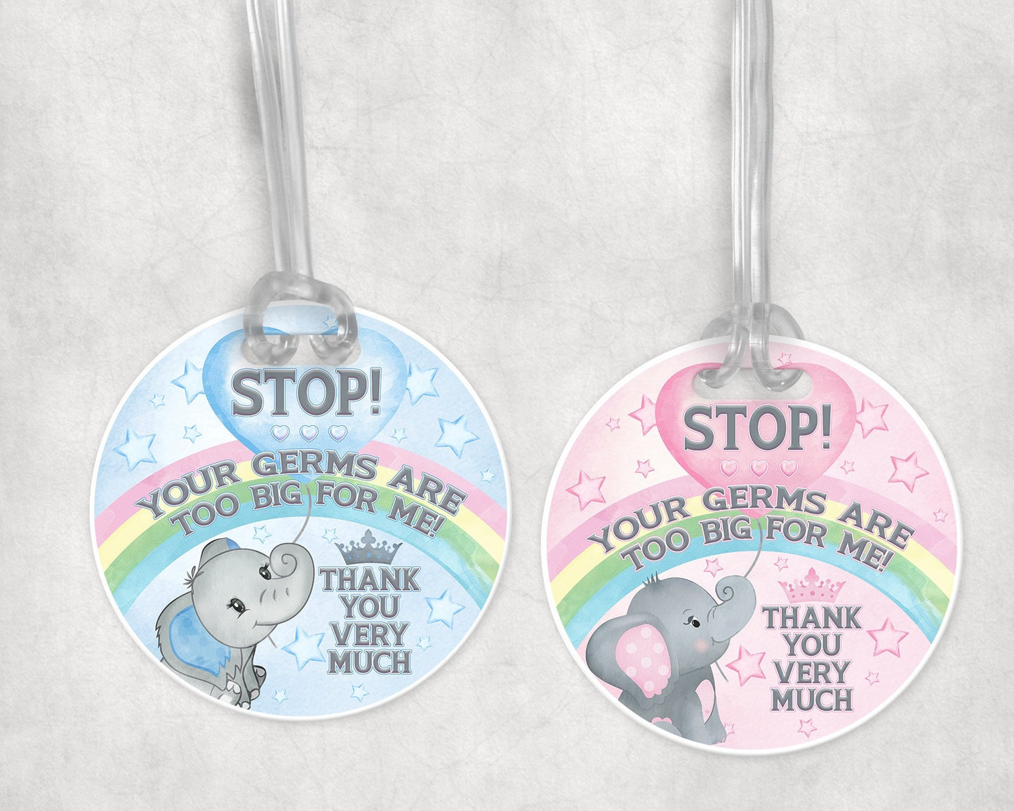 Baby Pram Car Seat Charm, Don’t Touch Please Your Germs Are Too Big For Me Thank You Baby Sign | Newborn Baby Baby Shower Present