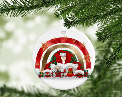 Gonk Gonks Christmas Personalised Kids Christmas Gift Present Keepsake Novelty Bauble Christmas Tree Xmas Couple Boyfriend Girlfriend Family