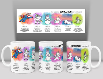 Personalised Mum Dad School Summer Holidays Coffee Tea Mug Present Birthday Gift For Her Him Friend Sister Cup Christmas Present