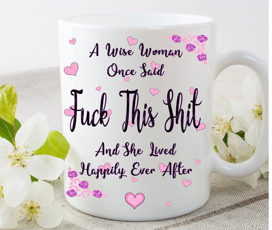 mum mummy A Wise Woman inspirational personalised cup mug birthday gift present novelty friend gift Christmas for her