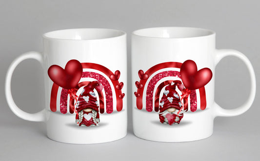 Valentine's Day Birthday Christmas Personalised Gonk Girlfriend Boyfriend Wife Husband Fiancé Fiancée Mug Cup Gift Present Tea Coffee Gift