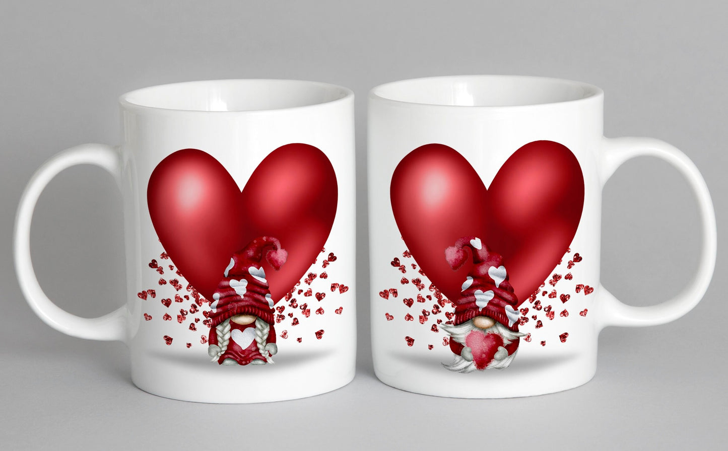 Valentine’s Day Personalised Gonk Gonks Girlfriend Boyfriend Red Wife Husband Fiancé Fiancée Mug Cup Gift Present Tea Coffee Gift