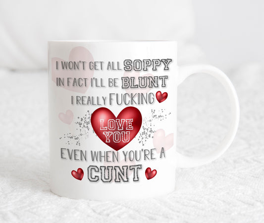 Valentine's Day Christmas Birthday Personalised Funny Rude Girlfriend Boyfriend Wife Husband Fiancé Fiancée Mug Cup Gift Present Gift