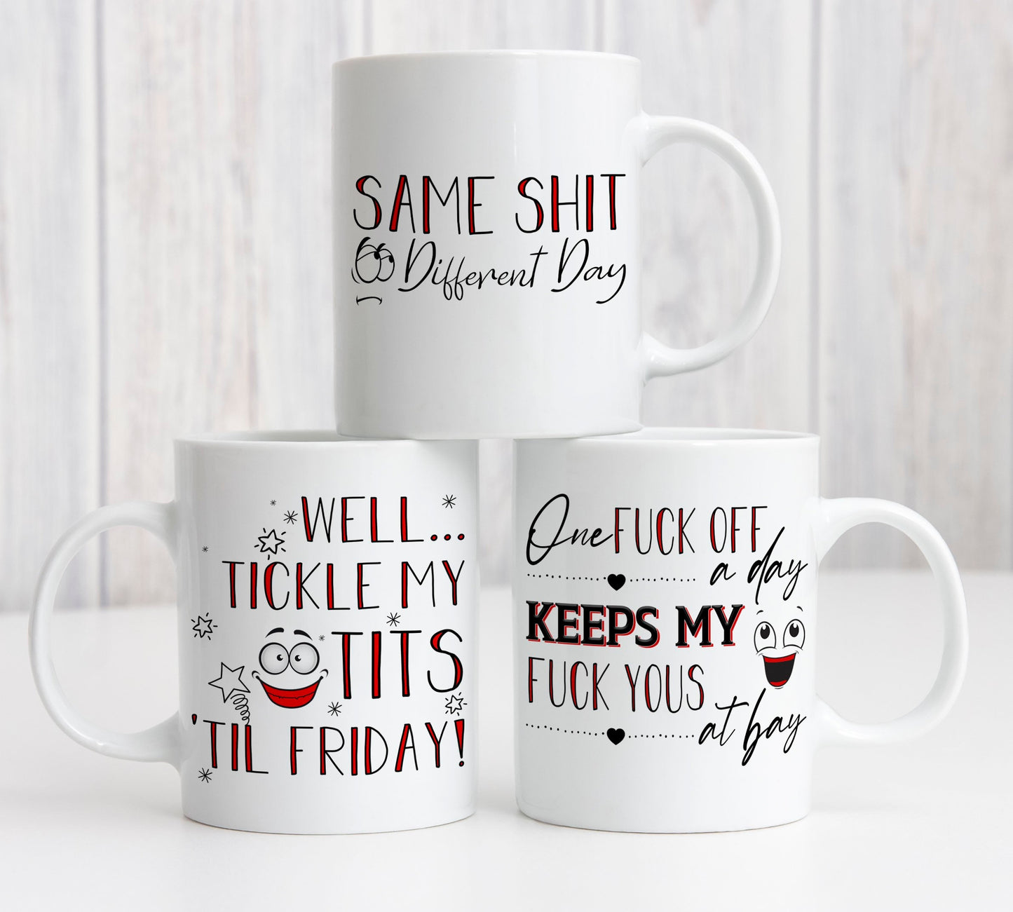 Valentine’s Day Birthday Personalised Funny Rude Girlfriend Boyfriend Wife Husband Fiancé Fiancée Mug Cup Gift Present Tea Coffee Gift