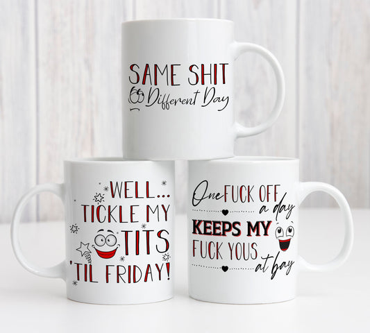 Valentine’s Day Birthday Personalised Funny Rude Girlfriend Boyfriend Wife Husband Fiancé Fiancée Mug Cup Gift Present Tea Coffee Gift