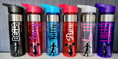 550ml Personalised Custom Water Bottle Kids Water Bottle School Cheerleader Ice Skater Skating Dancer Sports Bottle Gift For Her