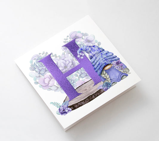 Personalised Christmas Birthday Wife Mum Sister Daughter Niece Purple Fiancée Friend Girlfriend Gonk Gonks Greeting Card Keepsake