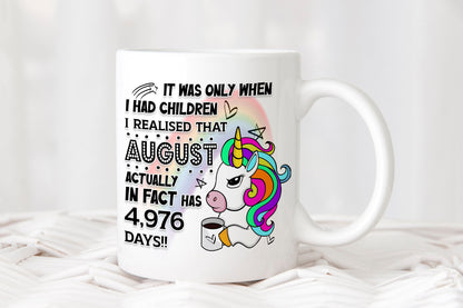 Personalised Mum Dad School Summer Holidays Coffee Tea Funny Mug Present Birthday Gift For Her Friend Sister Cup Christmas Present