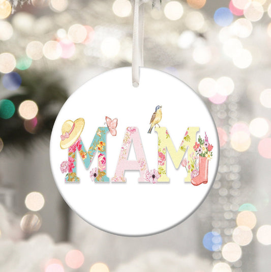 Mum Mam Mummy Stepmum Mom Birthday Christmas Personalised Gardening Gift Present Keepsake Bauble Plaque Christmas Tree Xmas
