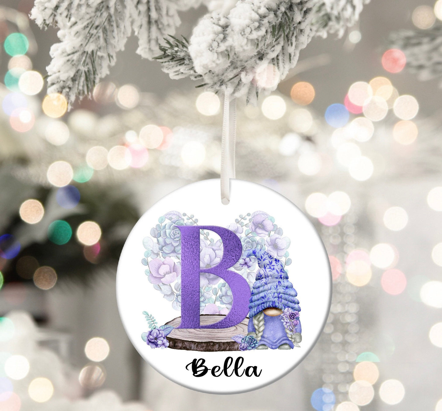 Gonk Gonks Christmas Personalised Kids Christmas Bauble Ornament Decoration Gift Present Keepsake Tree Xmas Christmas Eve Box Mum Daughter