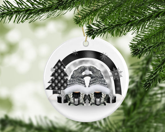 Gonk Gonks Christmas Personalised Kids Gift Present Keepsake Novelty Bauble Ornament Christmas Tree Xmas Couple Boyfriend Girlfriend