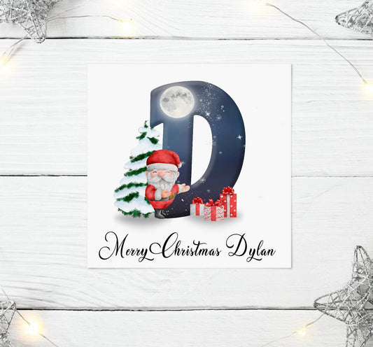 Personalised Christmas Greeting Card Kids Daughter Niece Granddaughter Son Brother Stocking Filler Christmas Eve Box Keepsake Gift