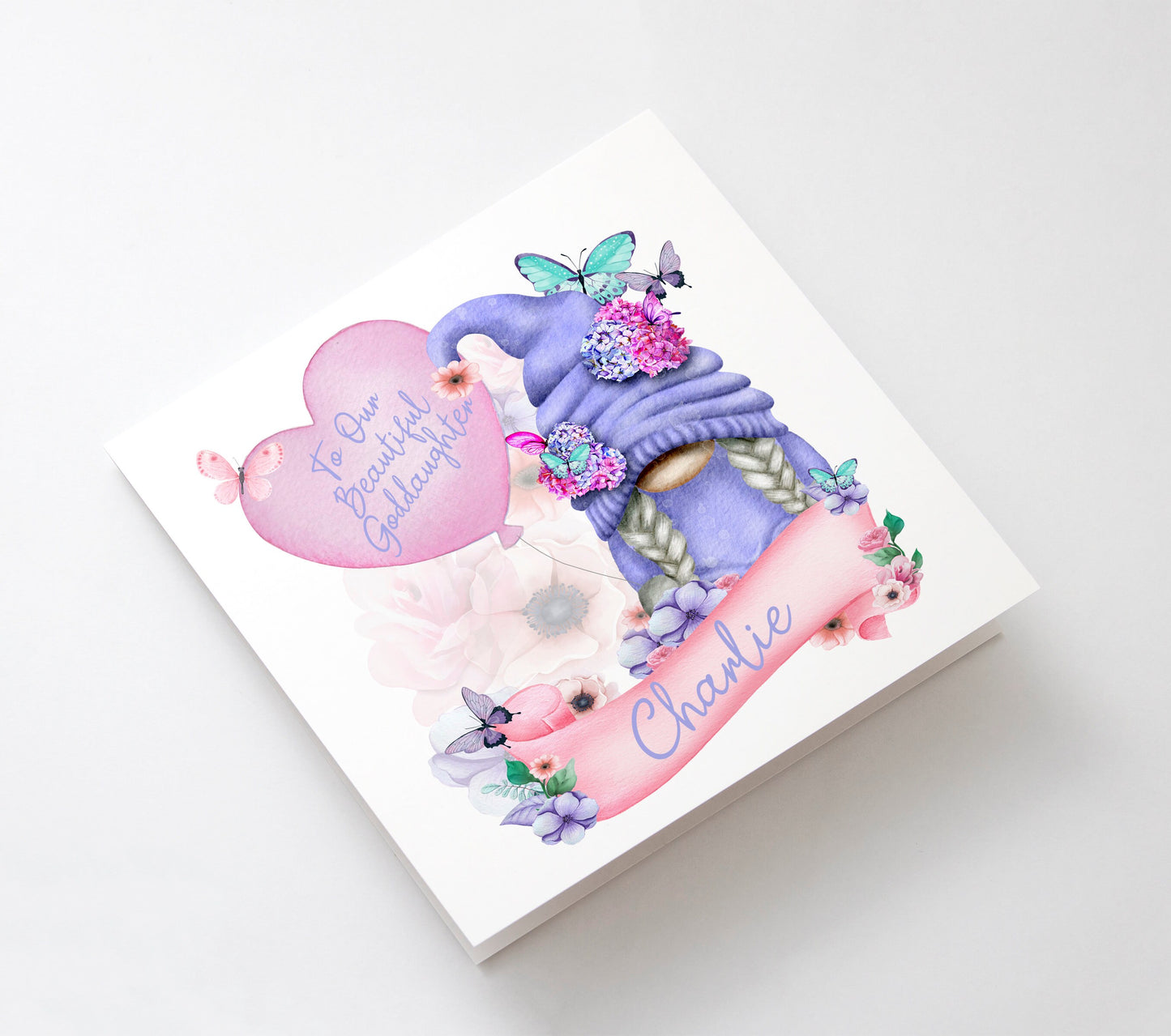 Personalised Mother's Day Birthday Goddaughter Wife Mum Sister Daughter Niece Fiancée Friend Girlfriend Gonk Gonks Greeting Card Keepsake