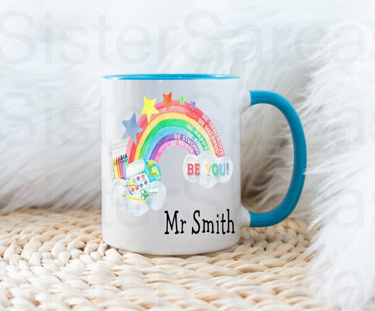 Best Teacher Personalised Gift End of Year Term Christmas Inspirational Gift Thank You Leavers Birthday Cup Mug Keepsake Gift Present