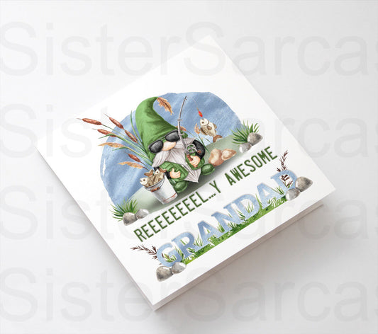 Fathers Day Daddy Fishing Personalised Birthday Dad Fisherman Stepdad Grandad Greeting Card Keepsake
