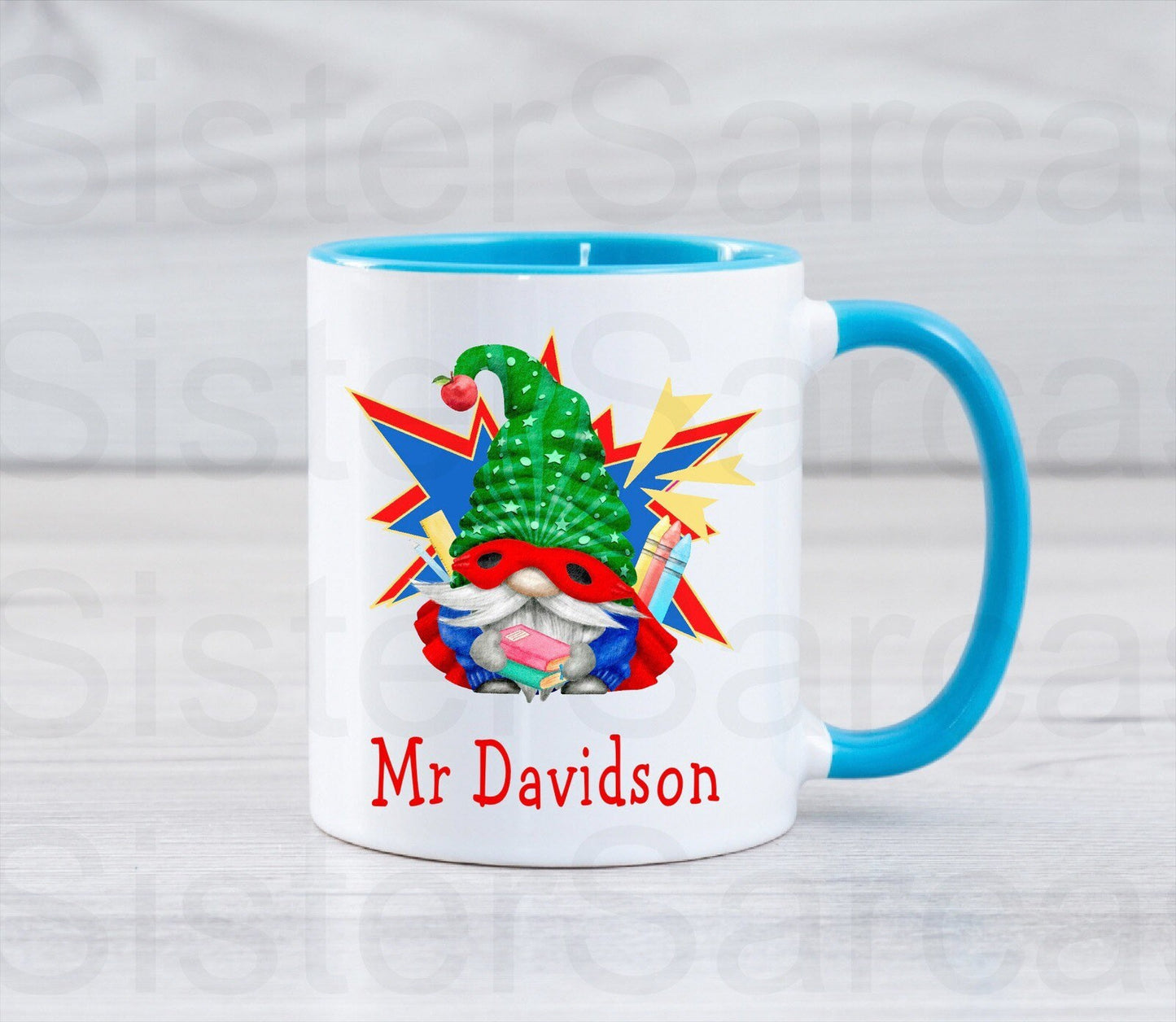 Best Teacher Personalised Gift End of Year Term Christmas Gonk Gift Thank You Leavers Birthday Cup Mug Keepsake Gift Present