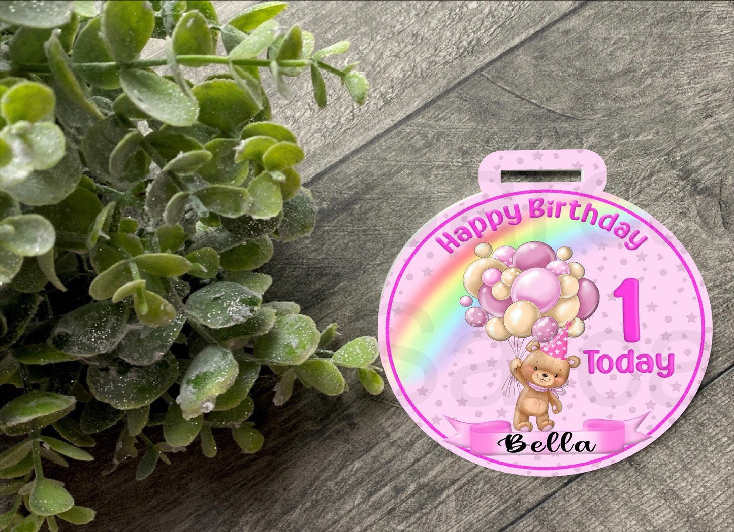Personalised Kids First Birthday Medal Gift, 1st Birthday, Birthday Badge,Daughter, Son, Nephew, Grandson Granddaughter, Personalised Gift,