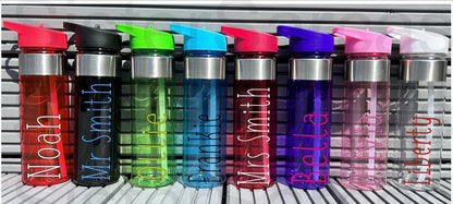 550ml Personalised Water Bottle Kids Water Bottle Back to School Bottle Sports Bottle Teacher Gift Water Bottle Gift For Him Gift For Her