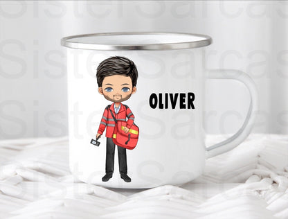 Personalised Postman Christmas Birthday Gift Present Cup Mug Gift for Son Brother Husband Grandad Papa