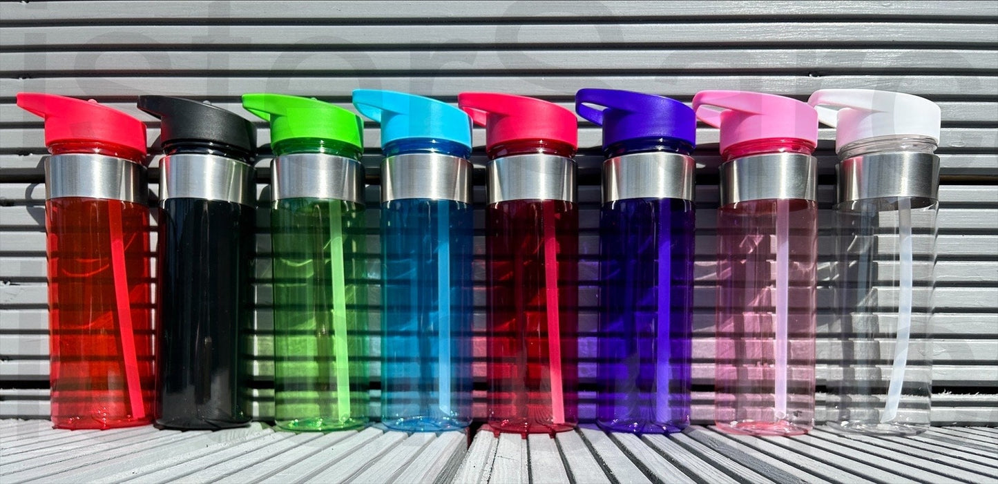 550ml Personalised Kids Girls Back to School Water Bottle