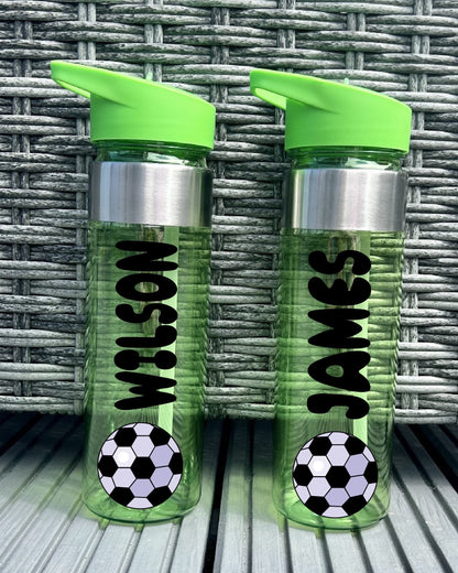 Personalised Water Bottle | 550ml Customised | Kids Drinking Bottle | School Bottle Sports Bottle Football Bottle | Birthday Gift