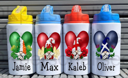 Personalised Rugby Metal Water Bottle, Back To School, Sports, Scotland England Wales Ireland Gift For Him, Christmas Birthday Present