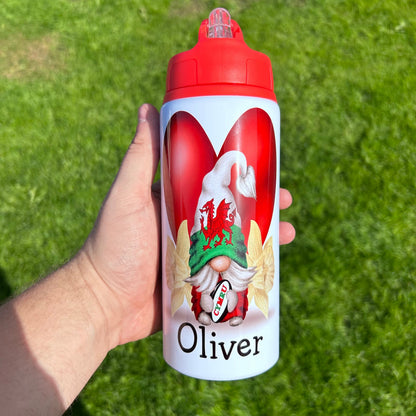 Personalised Rugby Metal Water Bottle, Back To School, Sports, Scotland England Wales Ireland Gift For Him, Christmas Birthday Present